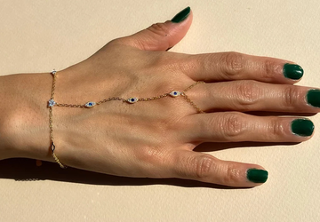 Evil Eye Hand Chain Bracelet