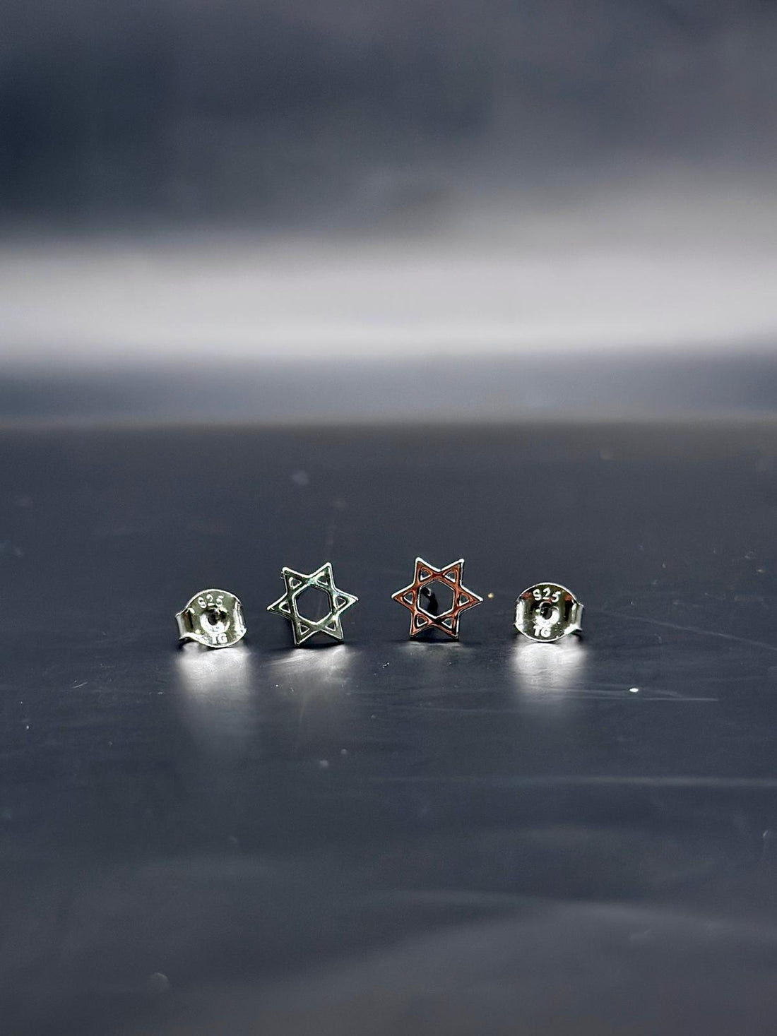 Star of David Stud Earrings â Sterling Silver