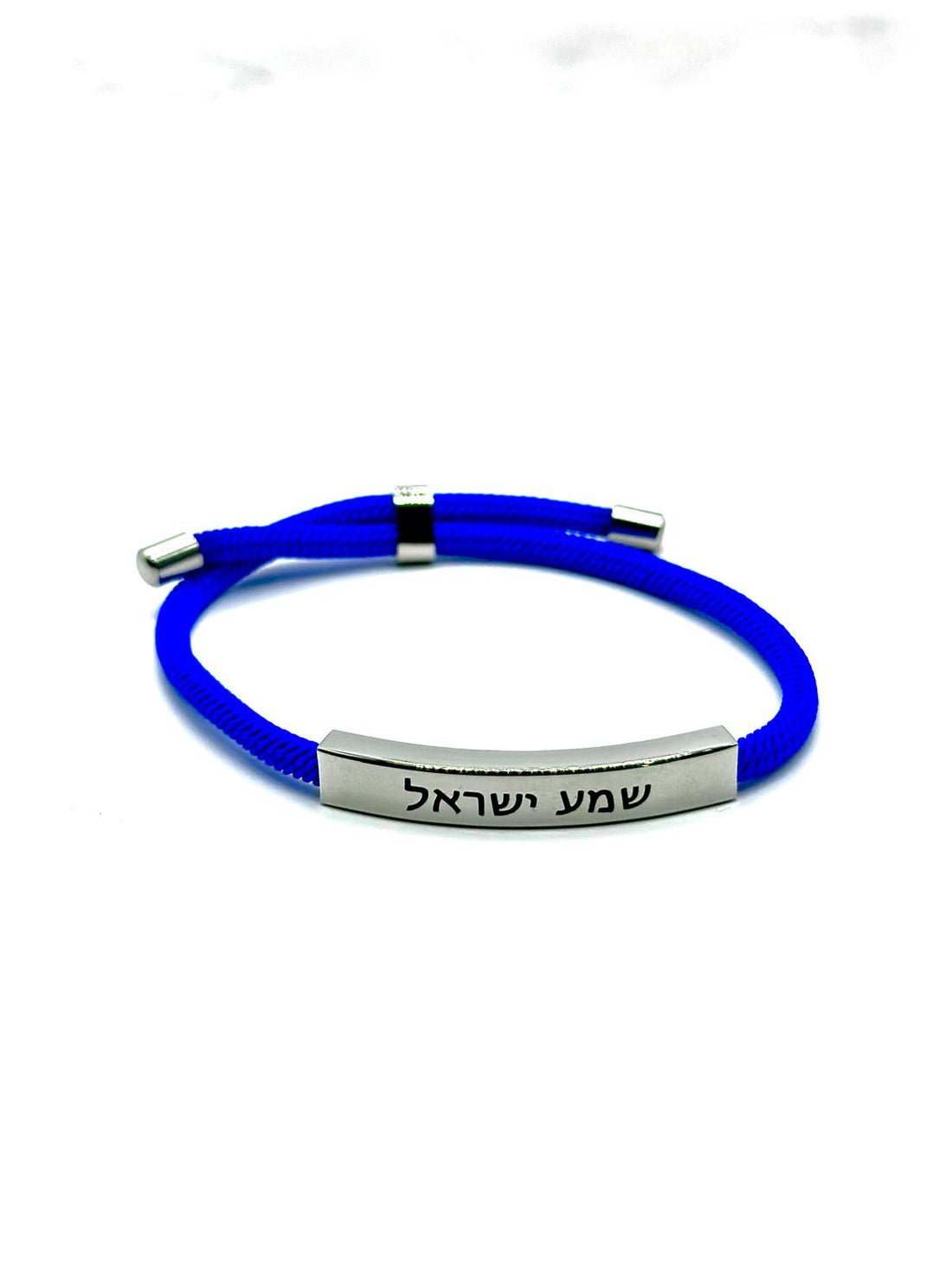 Shema Israel Cord Bracelet â Stainless Steel