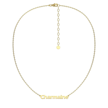 Name Necklace with Emotional Spark SN015A
