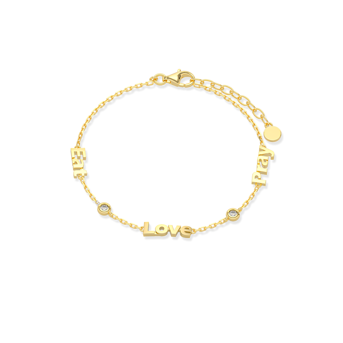 Linked by Love – Name Bracelet with Emotional Spark SB002G