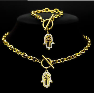 Hamsa Pendant Bracelet