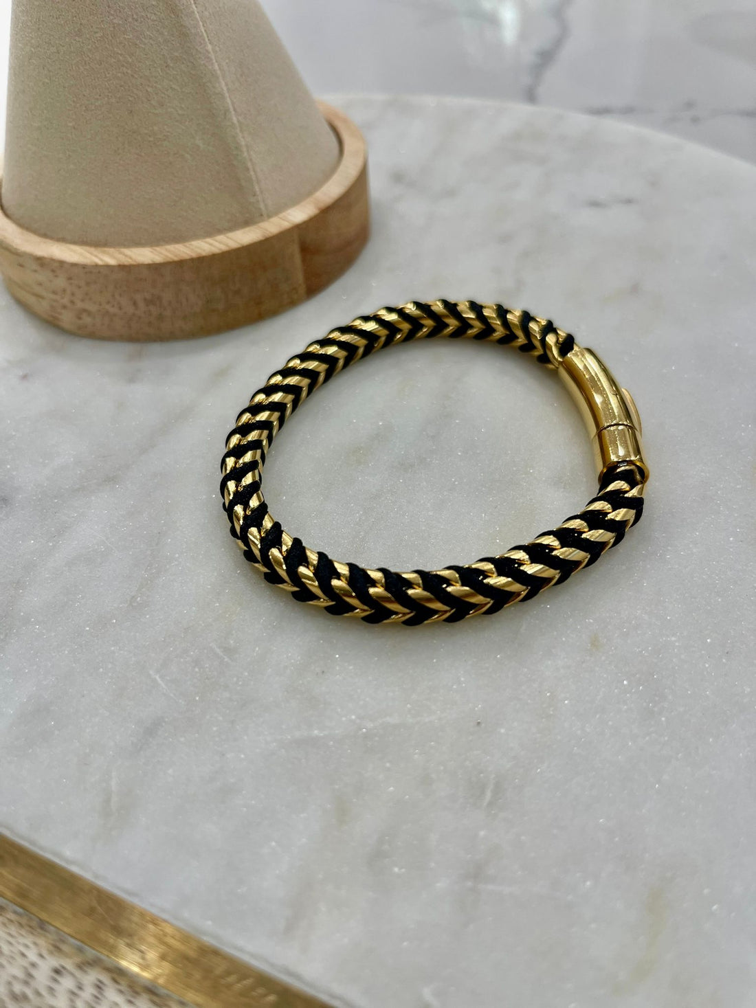 18K Gold Plated Braided Bracelet