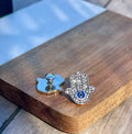 Hamsa evil eye pin watch band charm, part of The Watch Charm Set by Koch La Ni
