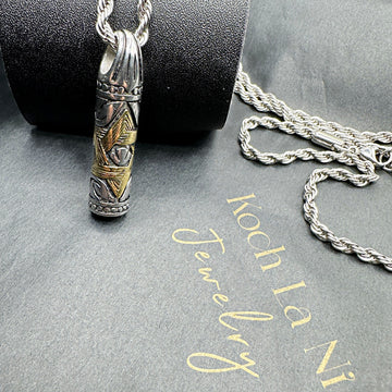 Mezuzah Pendant Necklace