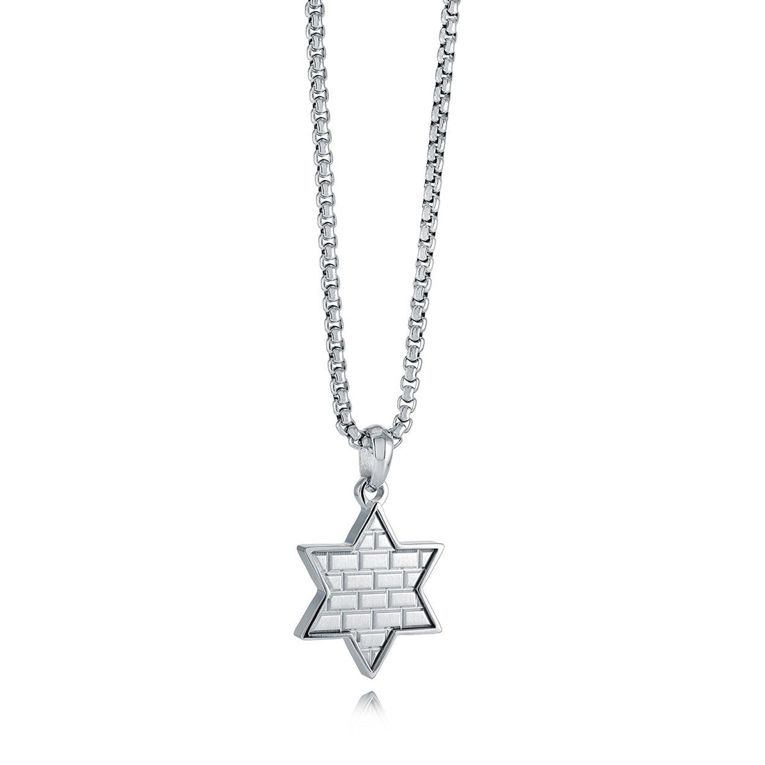 Jerusalem Wall Star of David Necklace