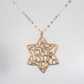 Shema Israel Star of David necklace, part of The Shema Set by Koch La Ni